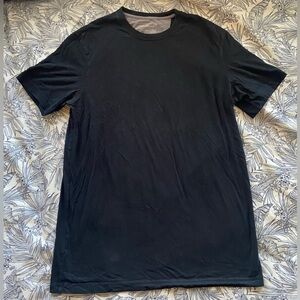 Eddie Bauer Classic Black Short Sleeve Tee - Large Tall